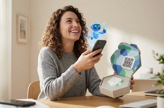 Interactive Unboxing with QR-Enabled Packaging