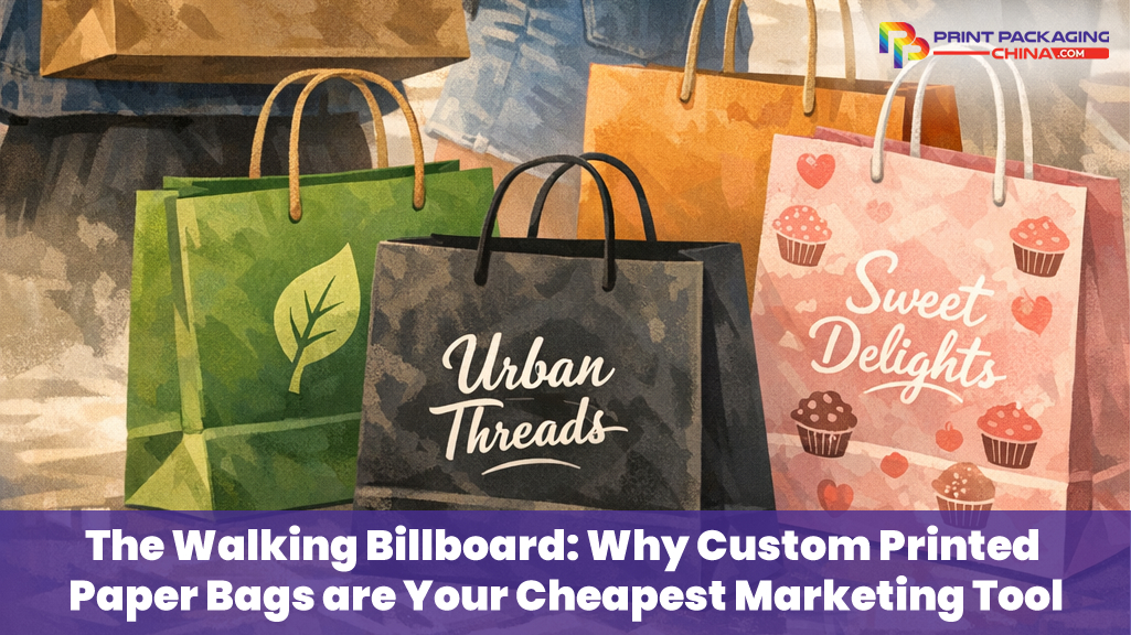 The Walking Billboard: Why Custom Printed Paper Bags are Your Cheapest Marketing Tool